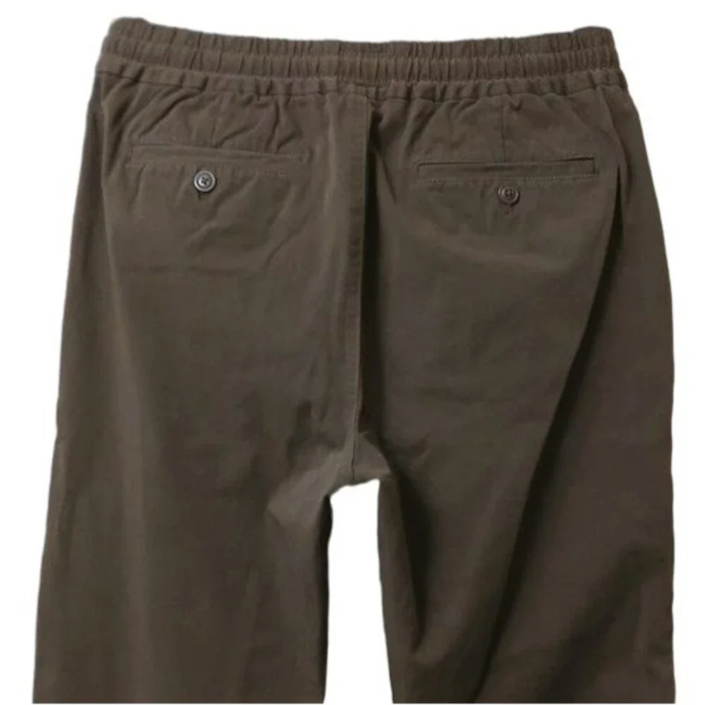 J.Crew Dock Pant Mens Small Abrasion-Resistant Cordura Slim Tapper Leg Brown NEW